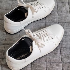 Karl Lagerfeld White Men's Sneakers Size 12